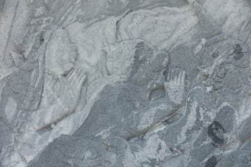 Wall stone carving sclupture of Ramakien Performance