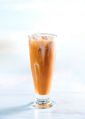 Ice Thai tea sweet drink