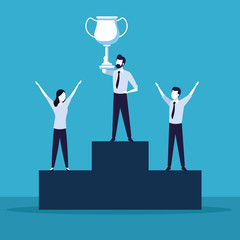 Business coworkers cartoons