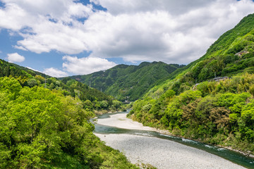 徳島県 祖谷渓 祖谷口