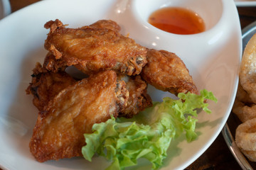 Thai Fried Chicken Wings with Salt