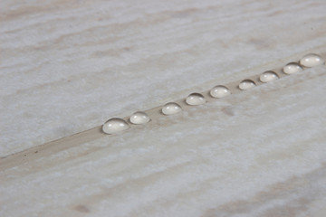 Process of sealing a grout