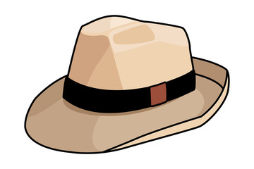 Women fashion summer hat cartoon