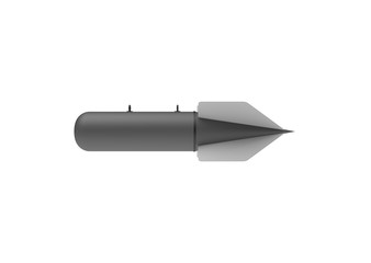 Aerial Bomb on white background. 3d illustration