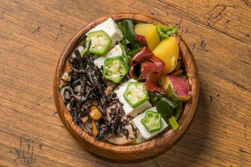 サラダ Beautiful and colorful chopped salad