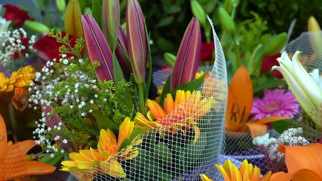 Wedding or Special Days Bouget Composition of Flowers 