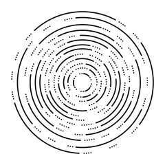 vector abstract radial background of concentric ripple circles