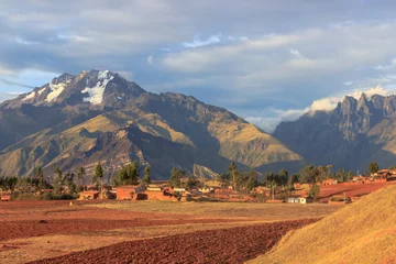 Küchenrückwand glas motiv Alpamayo Blick über die Anden in Peru