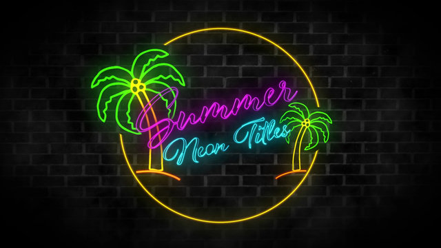Summer Neon Titles