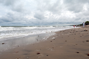 Fototapeta na wymiar City Beach, Zelenogradsk, Kaliningrad region, Russian Federation