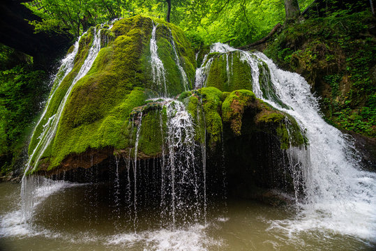 Bigar Waterfall,Caras-Severin,Romania,Located at the intersection with the parallel 45 in Romania