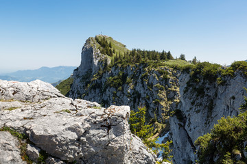Der Breitenstein in den bayerischen Voralpen im Sommer