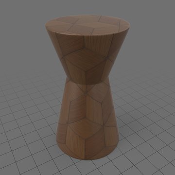 Modern wooden stool