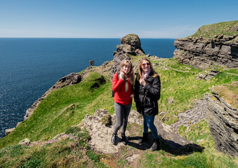 Two girls travel to the west coast of Ireland - travel photography
