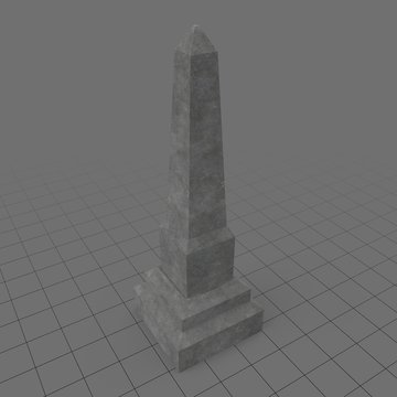 Obelisk gravestone
