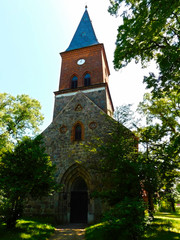 Fototapeta premium Gotisches Kirchengebäude aus der zweiten Hälfte des 13. Jahrhunderts