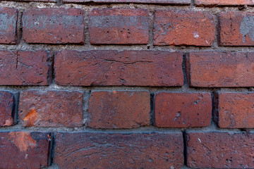 old red brick wall