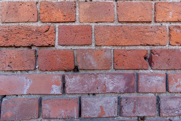 old red brick wall