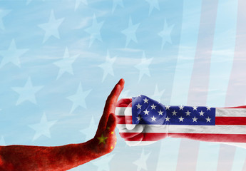 Diplomatic standoff between the United States and China.