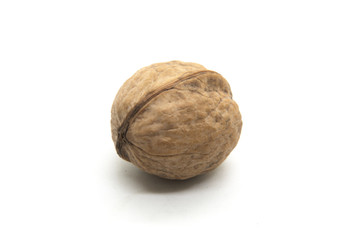 walnuts isolated on white background