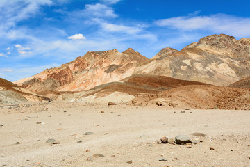 Beautiful mountains of Artist's Palette in Death Valley National Park, California, USA.
