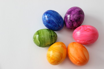 Easter Eggs, bunte Ostereier 