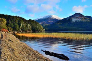 Primeras nieves en la patagonia argentina