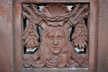 Detail der Lessingbrücke in Berlin