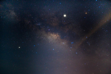 space with nebula and stars © Natee