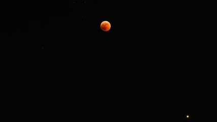 Bloody Lunar eclipse