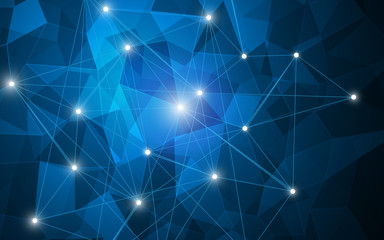 Fototapeta premium abstract polygonal futuristic concept background