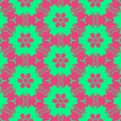 Beauty floral vintage pattern