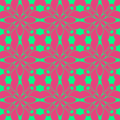 Beauty floral vintage pattern