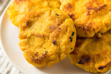 Homemade Corn Meal Arepas