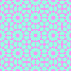Fototapeta na wymiar Blue and pink pastel happy fabric pattern
