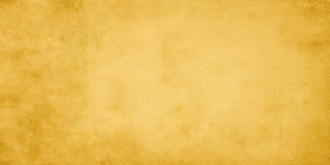 Gold wide grunge vintage paper.