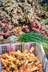 Market in Kuching on Borneo