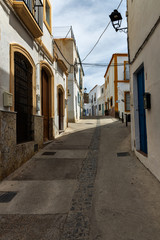 Street in the old town of Nijar. Andalucia. Spain.