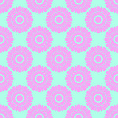 Pink and blue simple pattern
