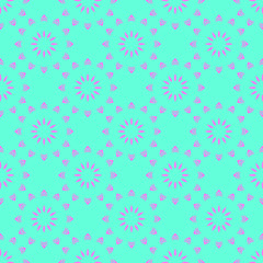Pink and blue simple pattern