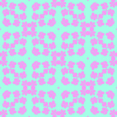 Pink and blue simple pattern