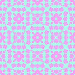 Pink and blue simple pattern