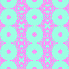 Pink and blue pattern with beautiful form