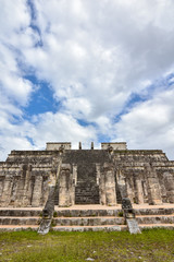 Fototapeta na wymiar Temple of the Warriors (Templo de los Guerreros) - Chichen Itza, Mexico
