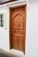 Traditional Door Of Morocco, Tngier City, Morocco