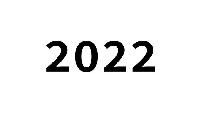 手書きの西暦2020年台