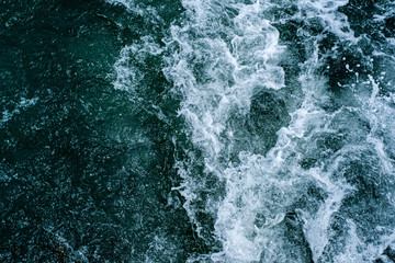 Fototapeta na wymiar Abstract water ocean waves texture background.
