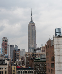 Fototapeta premium Beautiful Manhattan skyline vista in June