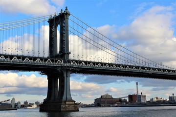 Obraz premium Bridges in New York and Brooklyn