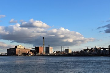 Naklejka premium Bridges in New York and Brooklyn